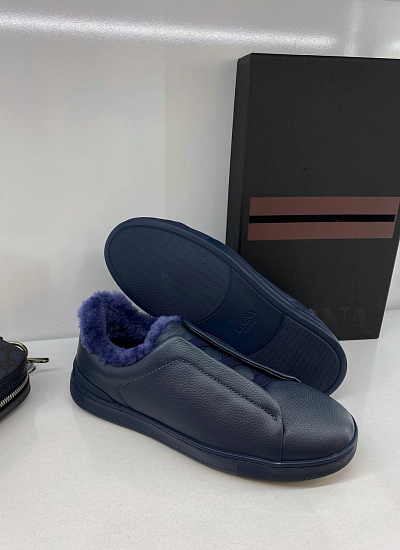 Кеды на меху Zegna