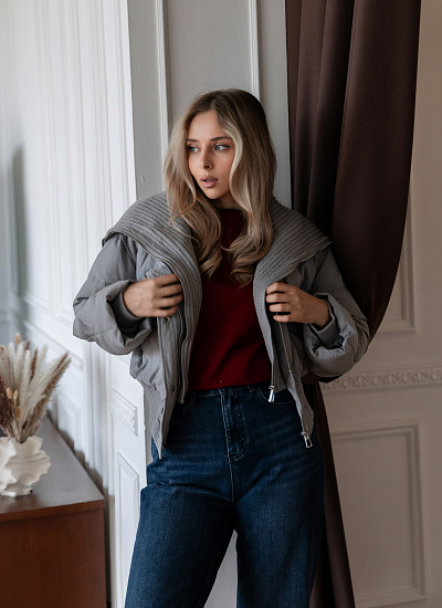 Куртка укороченная комбинированная Max Mara