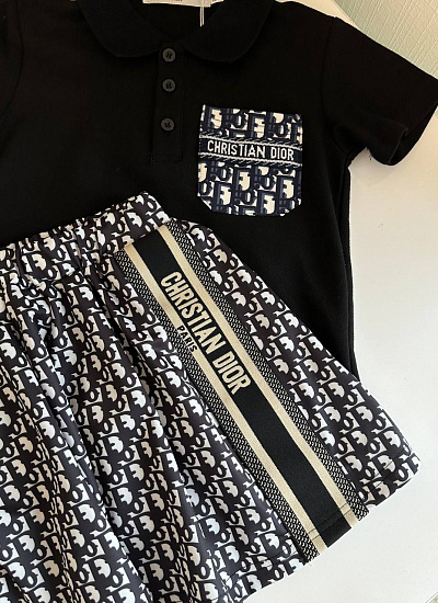Костюм футболка юбка Dior (110 СМ)
