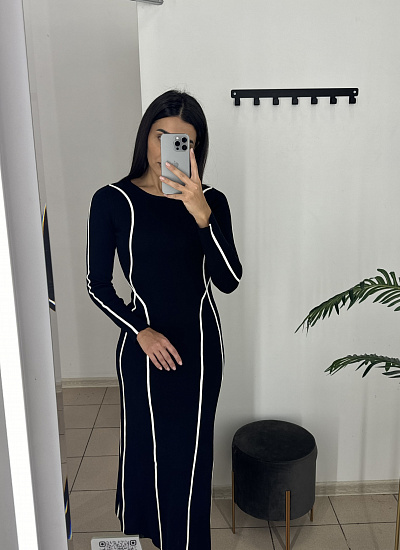 Платье трикотажное длинное BePlatinum