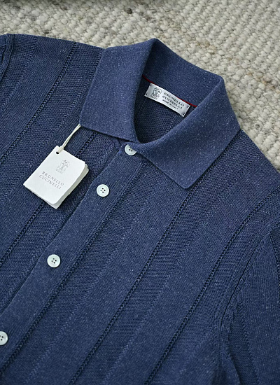 Футболка трикотажная поло Brunello Cucinelli