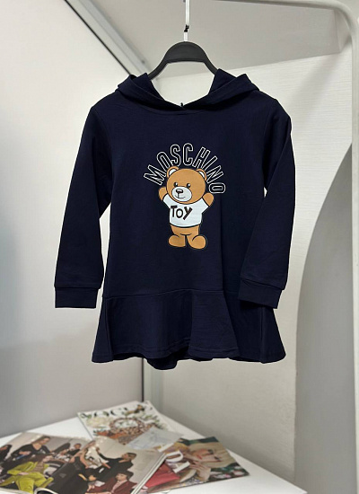 Платье с капюшоном Moschino