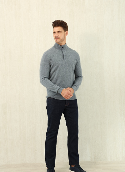 Джемпер короткий замок Zegna
