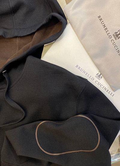 Толстовка с капюшоном Brunello Cucinelli