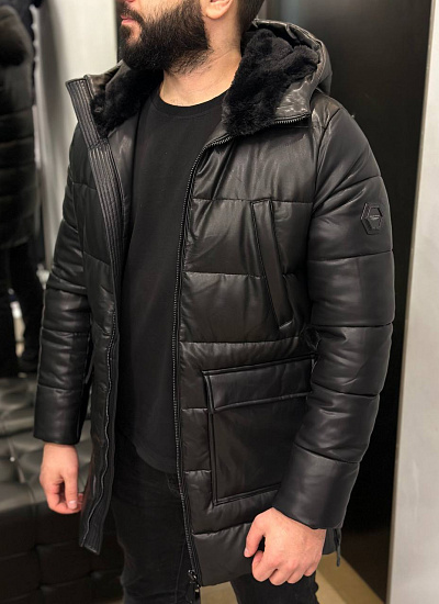 Куртка пуховик удлиненная Philipp Plein