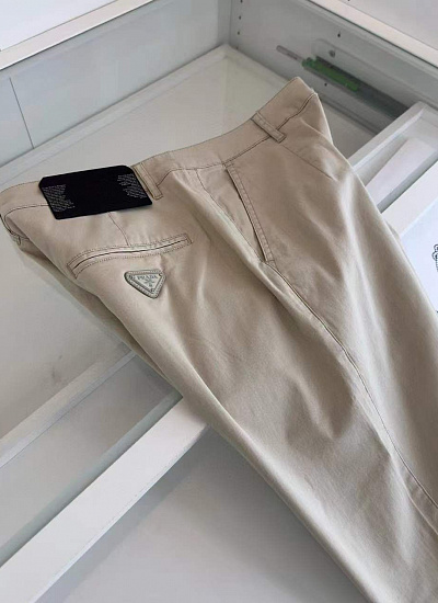 Брюки хлопок Prada