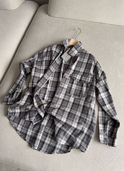 Рубашка в клетку Glam Look (XL)