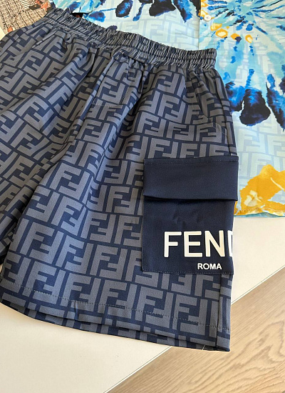 Костюм детский рубашка шорты Fendi