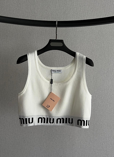 Топ укороченный Miu Miu