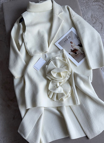 Костюм кардиган топ юбка Max Mara