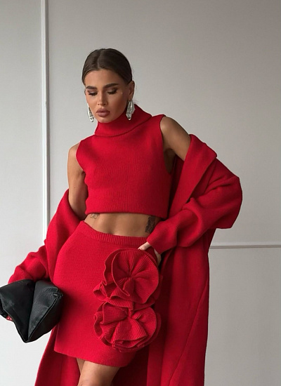 Костюм кардиган топ юбка Max Mara