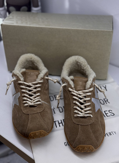 Кеды меховые Golden Goose