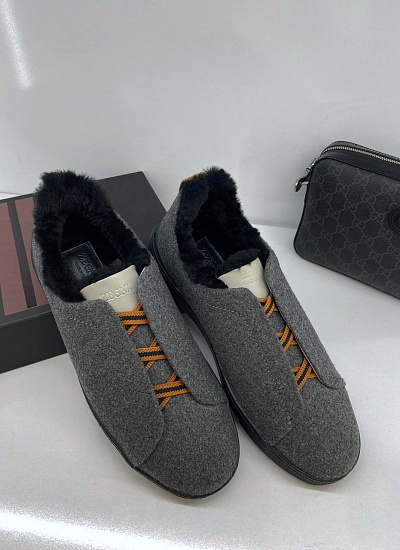 Кеды на меху Zegna