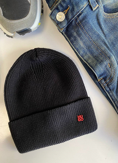 Шапка с отворотом Hugo Boss