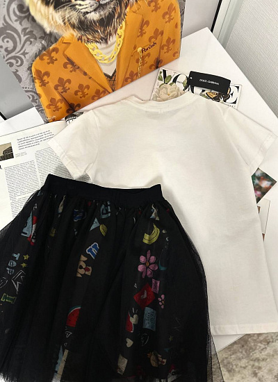 Футболка юбка D&G