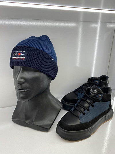 Шапка с отворотом Paul&Shark