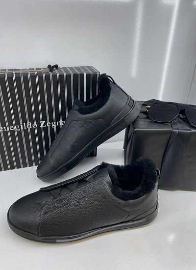 Кеды на меху Zegna