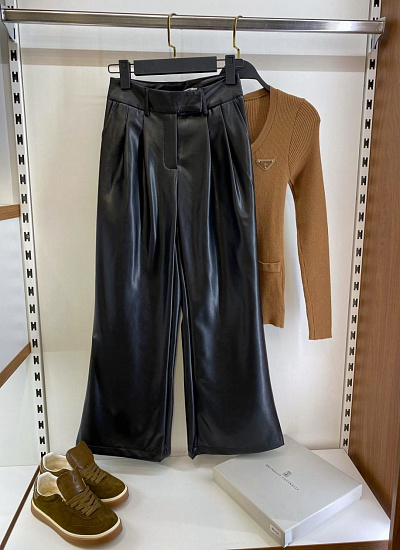 Брюки кожаные Alexanderwang