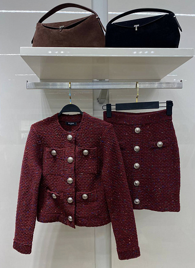 Костюм жакет юбка Balmain (L)