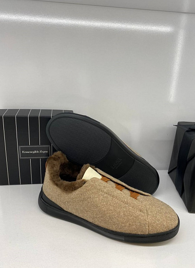 Кеды на меху Zegna