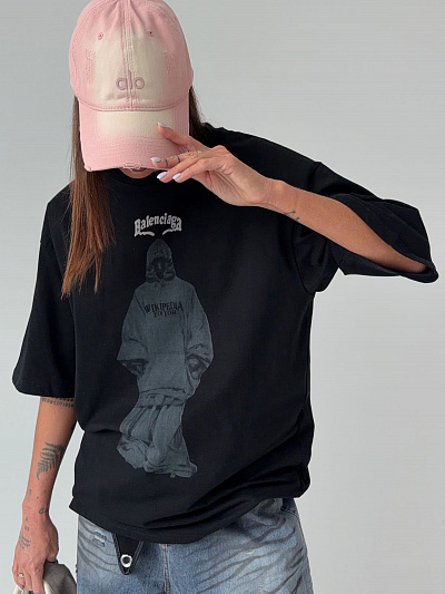 Футболка oversize Balenciaga (one size)