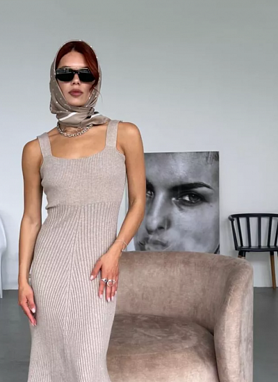 Платье трикотаж на брителях Monobrand (one size)
