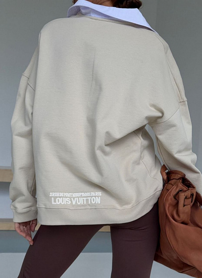 Свитшот с воротником Louis Vuitton