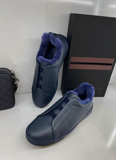 Кеды на меху Zegna