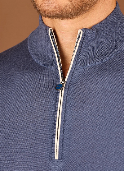 Джемпер короткий замок Kiton (48)