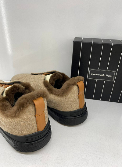 Кеды на меху Zegna