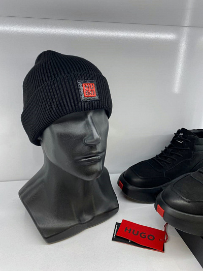 Шапка с отворотом Hugo Boss