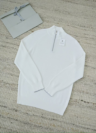 Джемпер короткий замок Brunello Cucinelli (2XL)