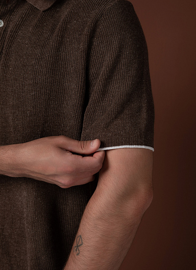 Футболка поло трикотажная Brunello Cucinelli