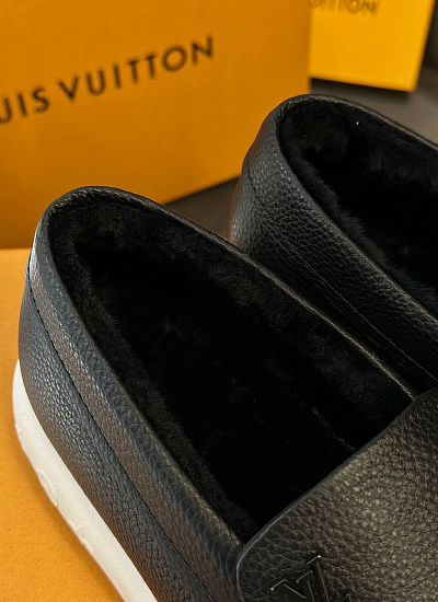 Кеды с мехом Louis Vuitton