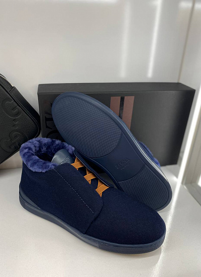 Ботинки на меху Zegna