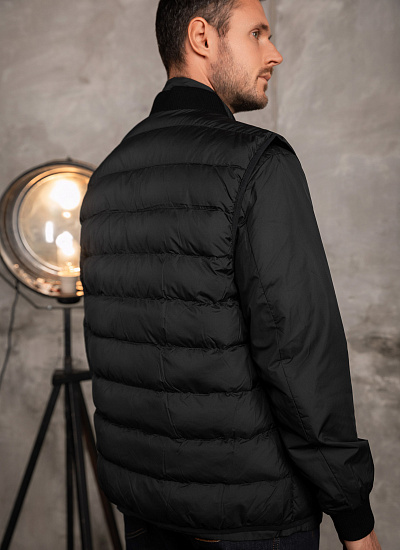 Куртка-жилет с трикотажными вставками Moncler