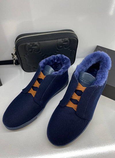 Ботинки на меху Zegna