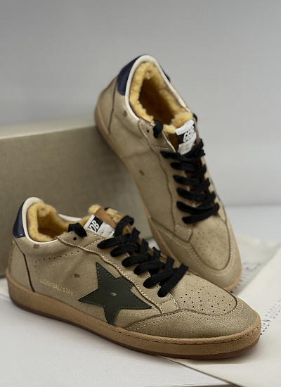Кеды меховые Golden Goose