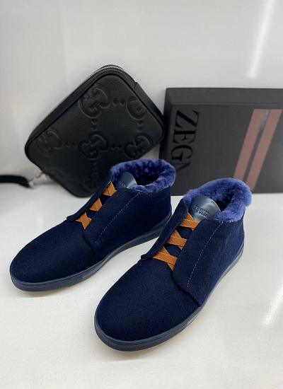 Ботинки на меху Zegna