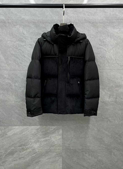 Куртка комбинированная с капюшоном Zegna