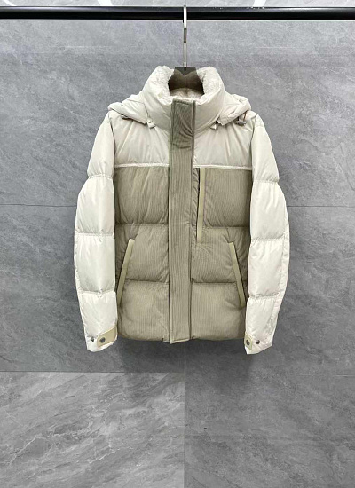 Куртка комбинированная с капюшоном Zegna