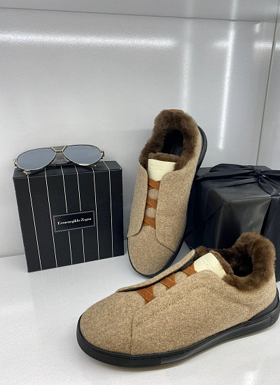 Кеды на меху Zegna
