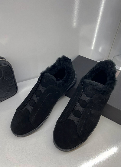 Кеды на меху Zegna
